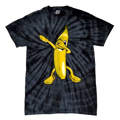 Cool Dab Banana Is Dabbing | Cute Dab Fruit Lover Tie-Dye T-Shirt