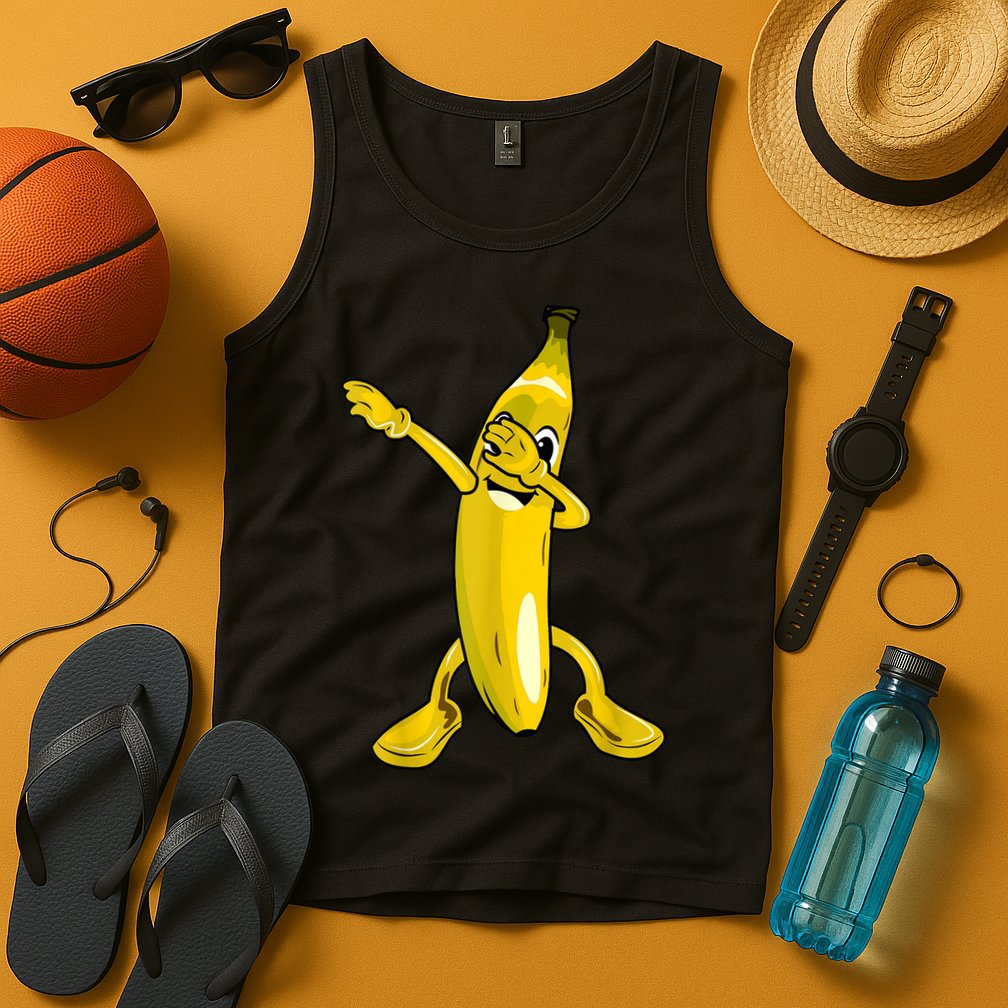 Cool Dab Banana Is Dabbing | Cute Dab Fruit Lover Tank Top