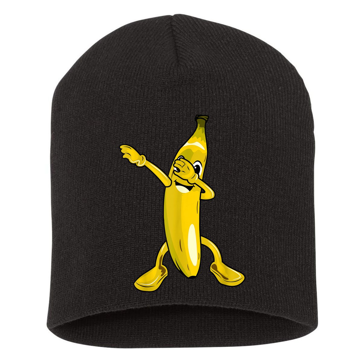 Cool Dab Banana Is Dabbing | Cute Dab Fruit Lover Short Acrylic Beanie