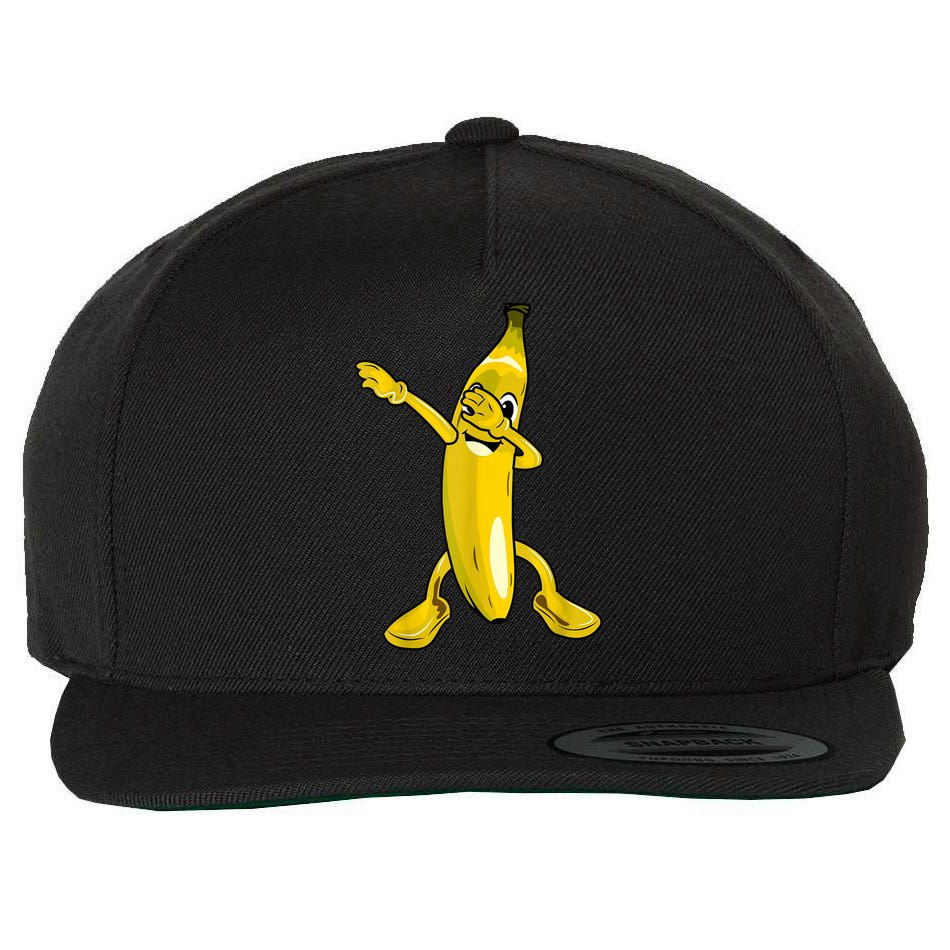Cool Dab Banana Is Dabbing | Cute Dab Fruit Lover Wool Snapback Cap