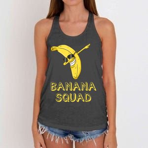 Cool Dab Banana Is Dabbing | Cute Dab Fruit Lover Women's Knotted Racerback Tank