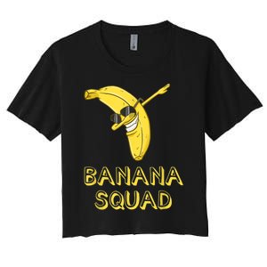 Cool Dab Banana Is Dabbing | Cute Dab Fruit Lover Women's Crop Top Tee