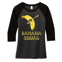 Cool Dab Banana Is Dabbing | Cute Dab Fruit Lover Women's Tri-Blend 3/4-Sleeve Raglan Shirt