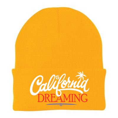 California Dreaming Beaches Surf Vacation Knit Cap Winter Beanie