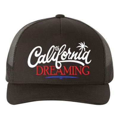 California Dreaming Beaches Surf Vacation Yupoong Adult 5-Panel Trucker Hat