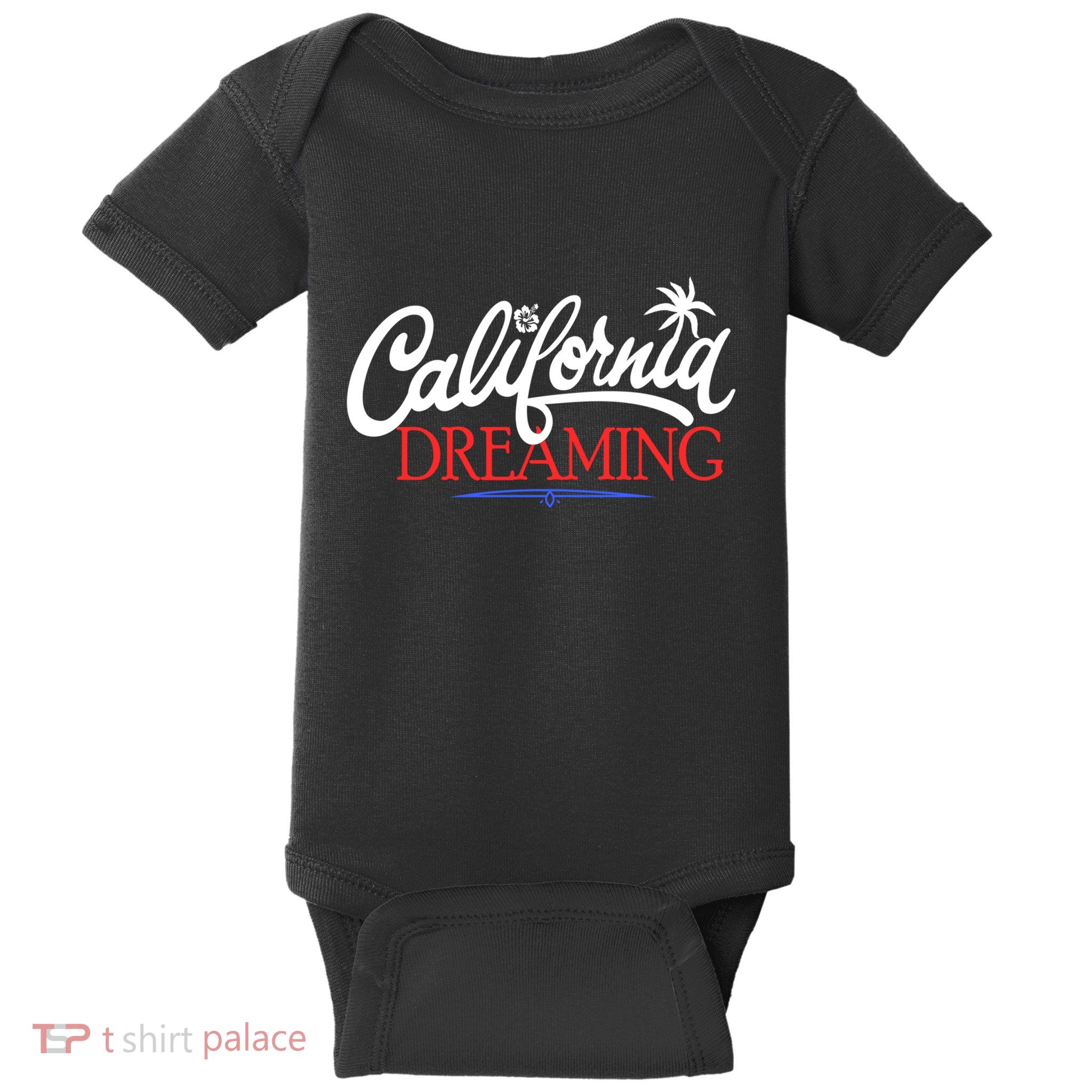 California Dreaming Beaches Surf Vacation Baby Bodysuit