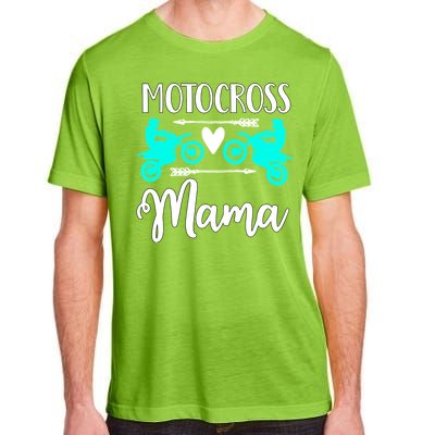 Cute Dirt Bike Motocross Mother Racing Moto Mom Gift Adult ChromaSoft Performance T-Shirt