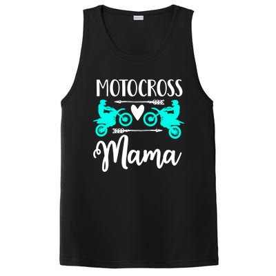 Cute Dirt Bike Motocross Mother Racing Moto Mom Gift PosiCharge Competitor Tank