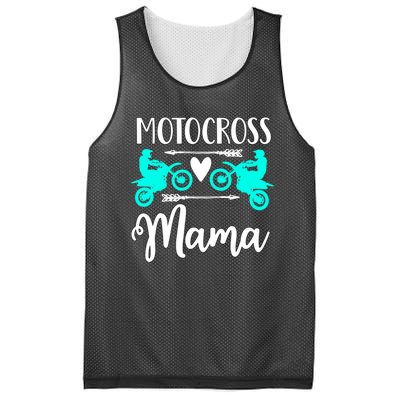 Cute Dirt Bike Motocross Mother Racing Moto Mom Gift Mesh Reversible Basketball Jersey Tank