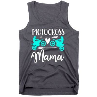 Cute Dirt Bike Motocross Mother Racing Moto Mom Gift Tank Top