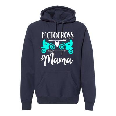 Cute Dirt Bike Motocross Mother Racing Moto Mom Gift Premium Hoodie