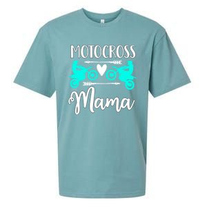 Cute Dirt Bike Motocross Mother Racing Moto Mom Gift Sueded Cloud Jersey T-Shirt