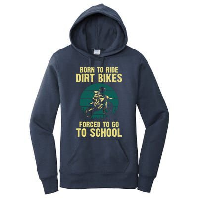 Cute Dirt Bike Art For Men Women Motorcycle Dirtbike Racing Women's Pullover Hoodie