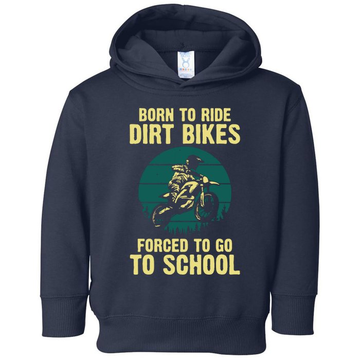 Cute Dirt Bike Art For Men Women Motorcycle Dirtbike Racing Toddler Hoodie