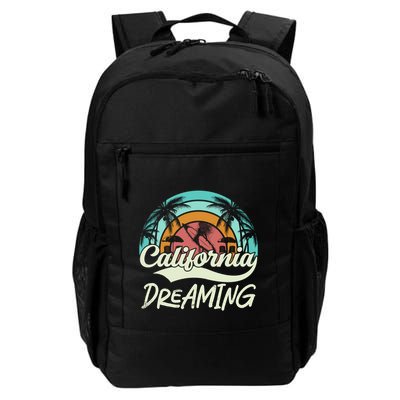 California Dreaming Beach Palm Tree Summer Vacation Surfers Great Gift Backpack