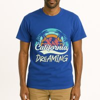 California Dreaming Beach Palm Tree Summer Vacation Surfers Great Gift Tall T-Shirt