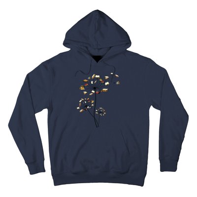 Cute Dandelion Books Flower Fly Reading Fan Club Gift Hoodie