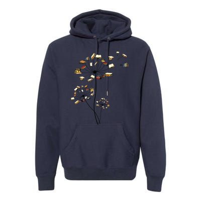 Cute Dandelion Books Flower Fly Reading Fan Club Gift Premium Hoodie