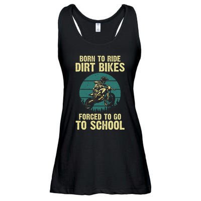 Cute Dirt Bike Art For Wo Motorcycle Dirtbike Racing  Ladies Essential Flowy Tank