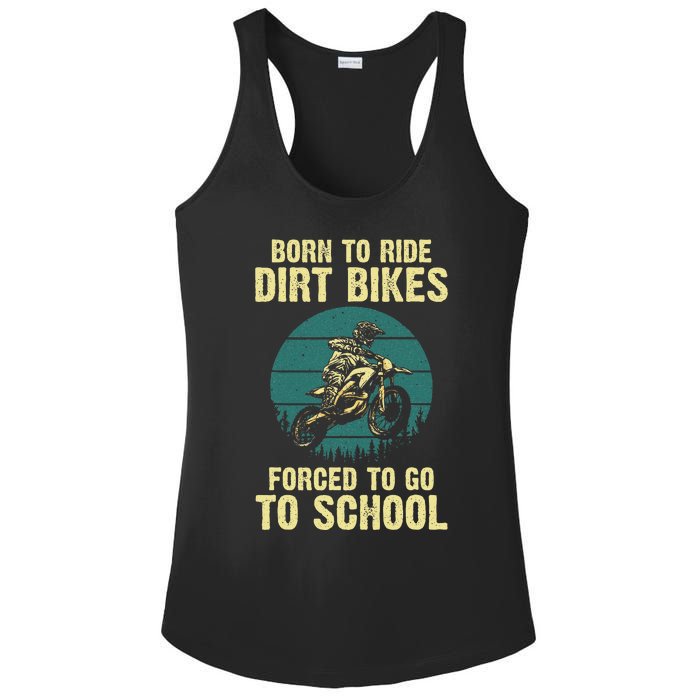 Cute Dirt Bike Art For Wo Motorcycle Dirtbike Racing  Ladies PosiCharge Competitor Racerback Tank