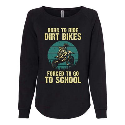 Cute Dirt Bike Art For Wo Motorcycle Dirtbike Racing  Womens California Wash Sweatshirt