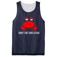 Crab DonT Be Shellfish Mesh Reversible Basketball Jersey Tank