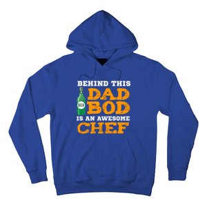 Chef Dad Bod Funny Fathers Gift For Birthday Christmas Gift Hoodie