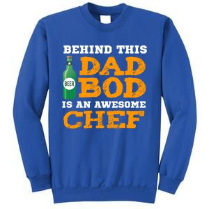 Chef Dad Bod Funny Fathers Gift For Birthday Christmas Gift Sweatshirt