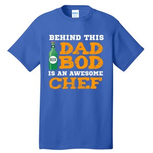 Chef Dad Bod Funny Fathers Gift For Birthday Christmas Gift Tall T-Shirt