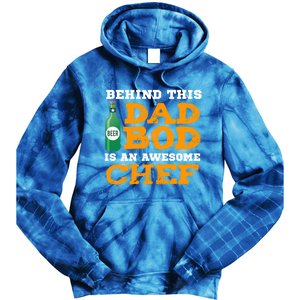 Chef Dad Bod Funny Fathers Gift For Birthday Christmas Gift Tie Dye Hoodie