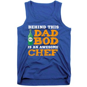 Chef Dad Bod Funny Fathers Gift For Birthday Christmas Gift Tank Top