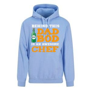 Chef Dad Bod Funny Fathers Gift For Birthday Christmas Gift Unisex Surf Hoodie