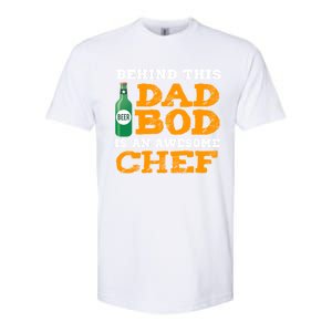 Chef Dad Bod Funny Fathers Gift For Birthday Christmas Gift Softstyle CVC T-Shirt