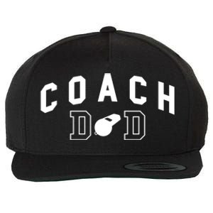 Coach Dad Baseball Player Gift Wool Snapback Cap