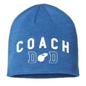 Coach Dad Baseball Player Gift Sustainable Beanie