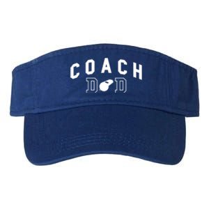 Coach Dad Baseball Player Gift Valucap Bio-Washed Visor