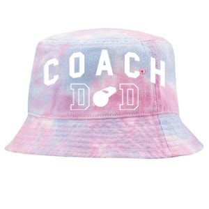 Coach Dad Baseball Player Gift Tie-Dyed Bucket Hat