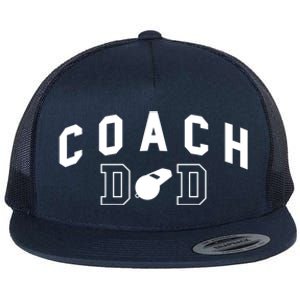 Coach Dad Baseball Player Gift Flat Bill Trucker Hat