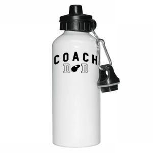 Coach Dad Baseball Player Gift Aluminum Water Bottle