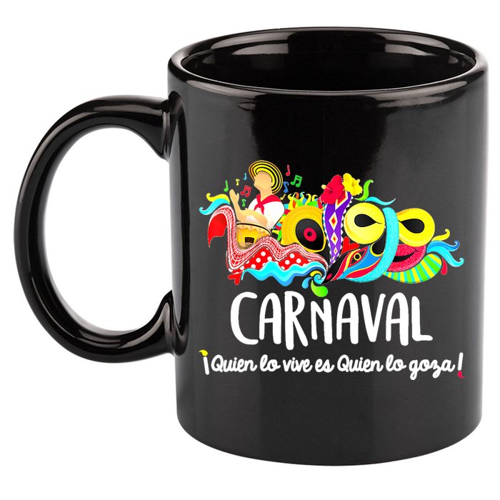 Carnaval De Barranquilla Marimonda 11oz C Handle Ceramic Mug