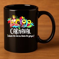 Carnaval De Barranquilla Marimonda 11oz C Handle Ceramic Mug