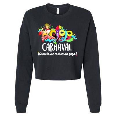 Carnaval De Barranquilla Marimonda Cropped Pullover Crew