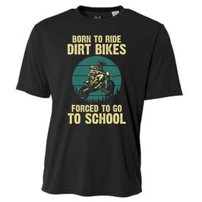 Cute Dirt Bike Art For Motorcycle Dirtbike Racing Cooling Performance Crew T-Shirt