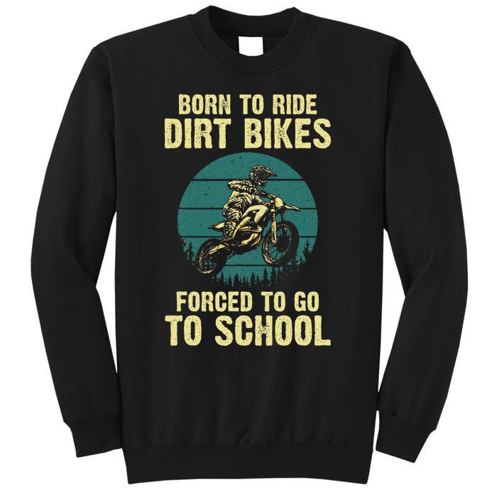 Cute Dirt Bike Art For Motorcycle Dirtbike Racing Sweatshirt