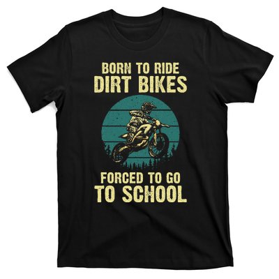 Cute Dirt Bike Art For Motorcycle Dirtbike Racing T-Shirt