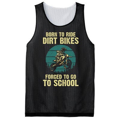 Cute Dirt Bike Art For Motorcycle Dirtbike Racing Mesh Reversible Basketball Jersey Tank