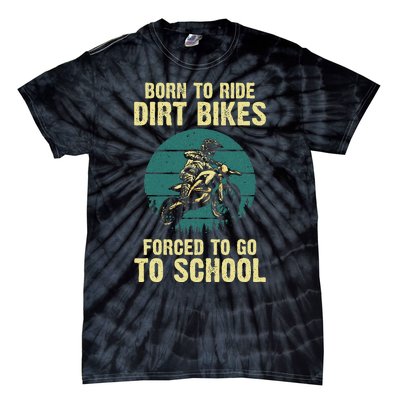 Cute Dirt Bike Art For Motorcycle Dirtbike Racing Tie-Dye T-Shirt