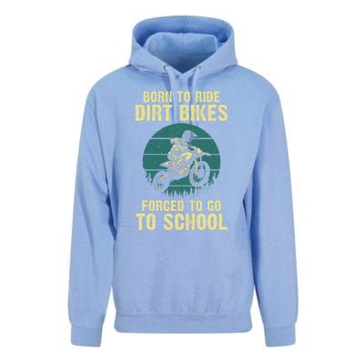 Cute Dirt Bike Art For Motorcycle Dirtbike Racing Unisex Surf Hoodie