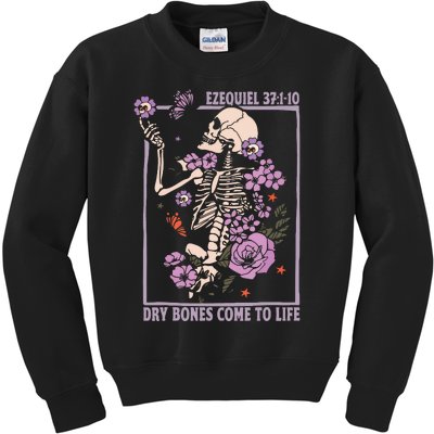 Christian Dry Bones Come To Life Kids Sweatshirt