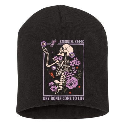 Christian Dry Bones Come To Life Short Acrylic Beanie